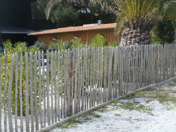 Ganivelle en Châtaignier - Clôture de jardin esthétique et durable