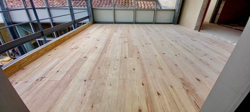 Parquet mezzanine 140 petits noeuds