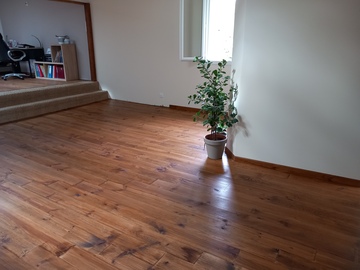 Parquet 140 éco avec finition huile cire chêne fumé