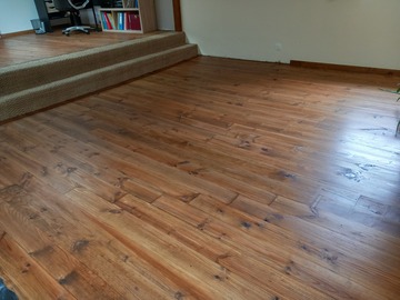 Parquet 140 éco avec finition huile cire chêne fumé