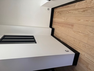 Parquet massif large pin maritime sans nœud 200mm Parquet massif large pin maritime sans nœud 200mm