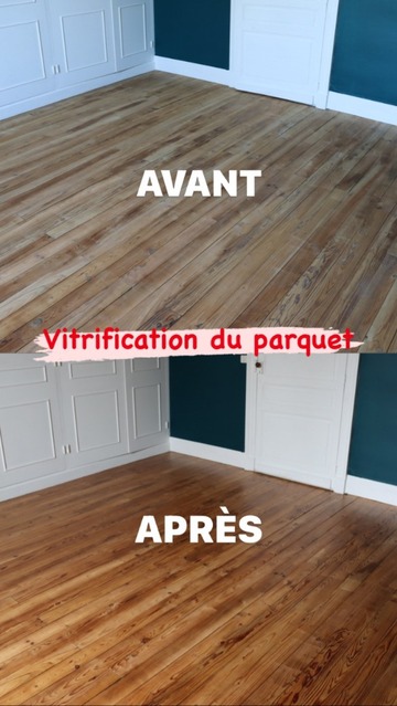 Vitrification parquet