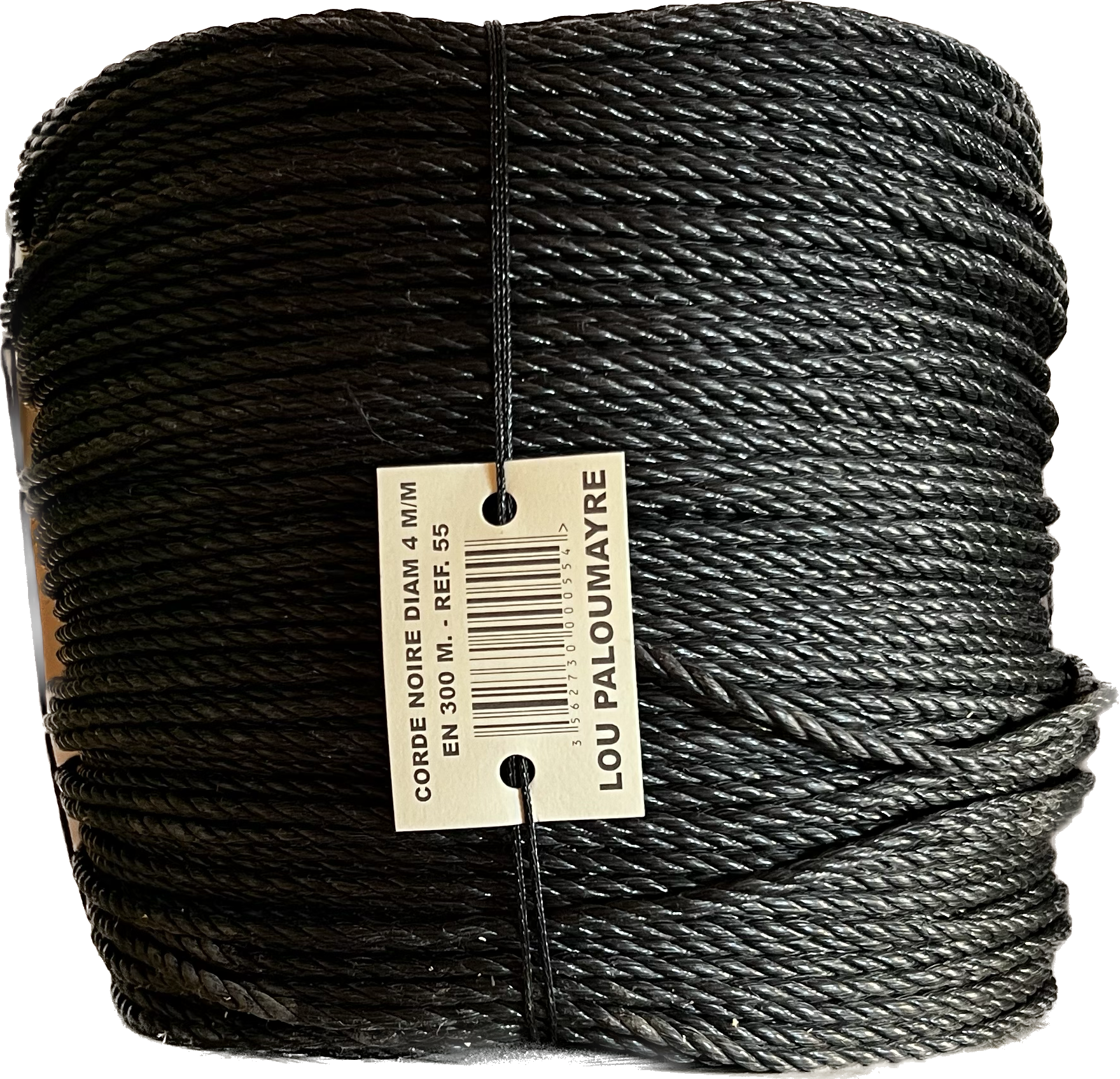 Cordes Liros - Soft Black - 10mm - 1900kg - noir - HAUT DE GAMME