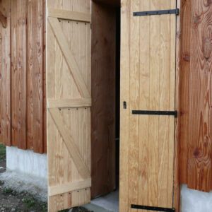 Composition volet en bois