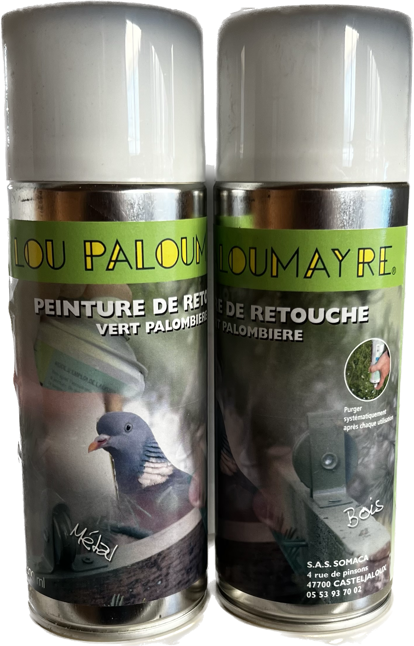 Spray vert palombière