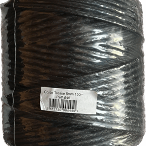 Corde tressée noire palombière