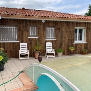 Bardage en volige traitée et CJ