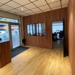 Claire voie en tasseaux d'aménagement