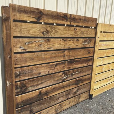 Clôture / Palissade en bois