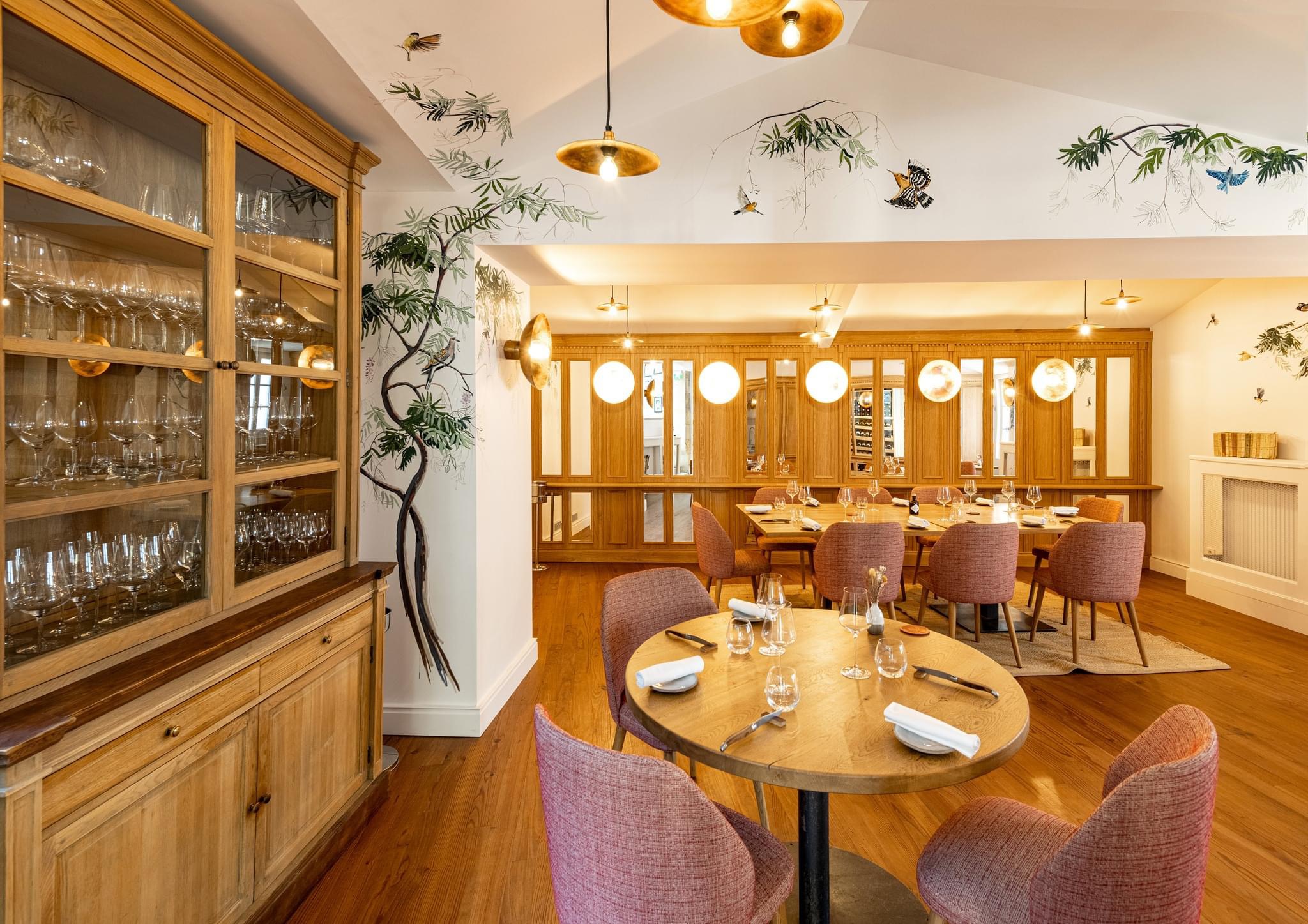 Parquet gemmé dans le logis de la Cadène