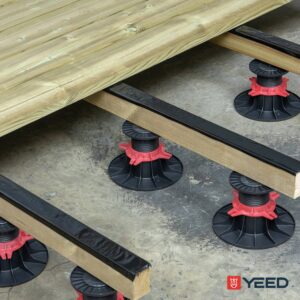 Decking pedestal 150 mm - 1000x1000px_YEED
