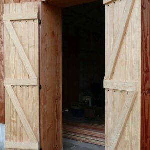 Composition volet en bois