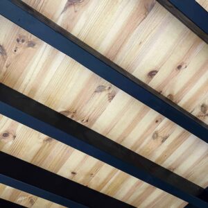 Parquet mezzanine vue de dessus