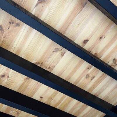 Parquet mezzanine vue de dessus