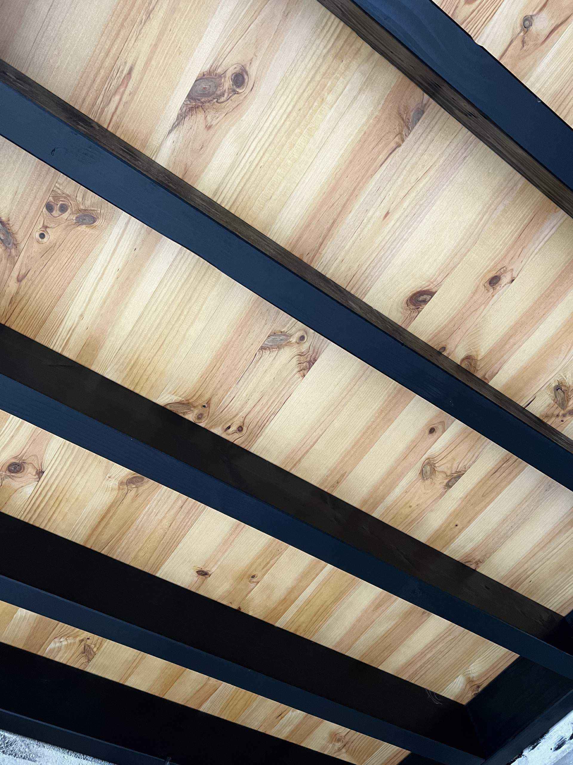 Parquet mezzanine vue de dessus