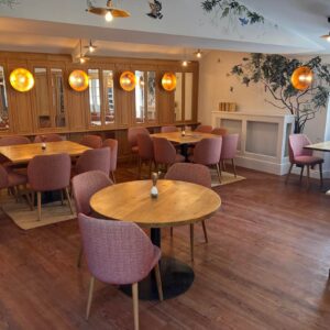 Parquet gemmé au logis de la Cadène à Saint Emilion